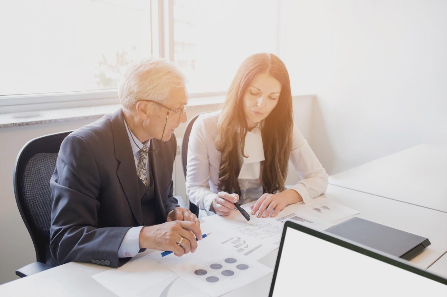 Modern office environment showcasing efficient automated business operations